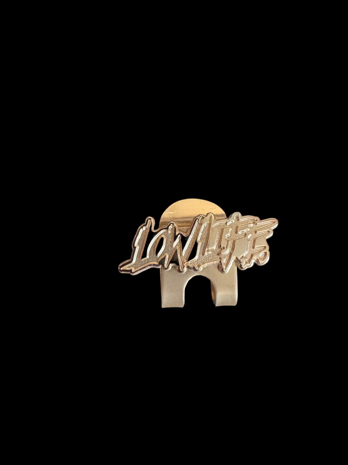 LOWLIFE Hat Clip – Gold Edition