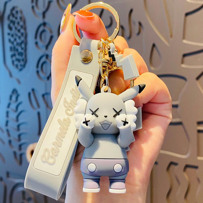 Pickachu X Kaws keychain