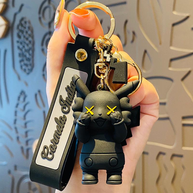 Pickachu X Kaws keychain
